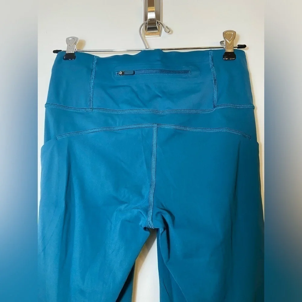 Lululemon Women's Speed Limit Crop Leggings sz 6 Side Pockets  23